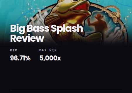 Big Bass Splash Slot Review