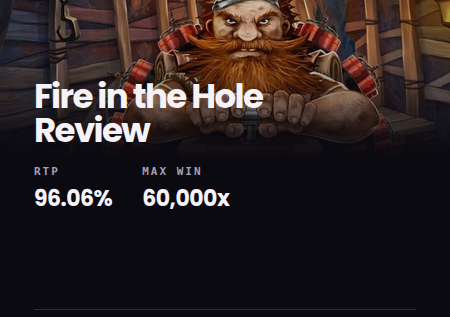 Fire in the Hole Slot Review