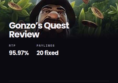 Gonzo’s Quest Slot Review