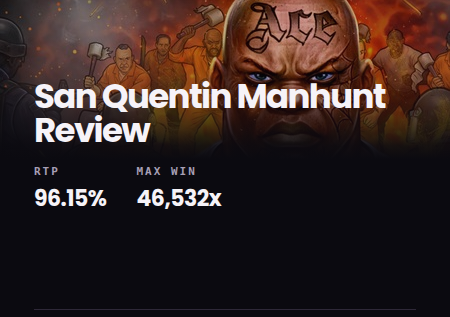 San Quentin Manhunt Slot Review