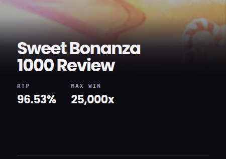 Sweet Bonanza 1000 Slot Review