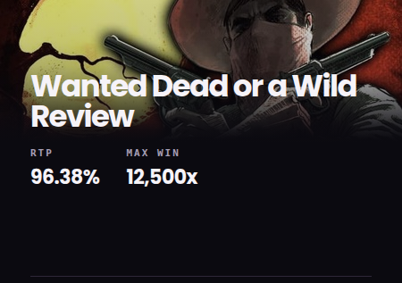 Wanted Dead or a Wild Slot Review